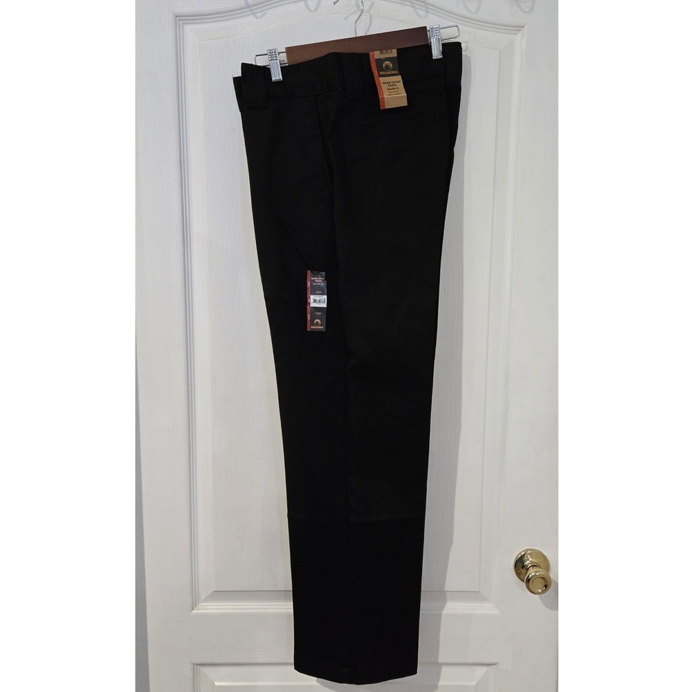 Brahma Work Tough Pants Mens 32x30 Black New Relaxed Fit Stain Resistant